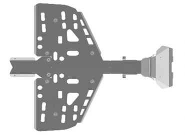 Scut protectie ATV aluminiu Outlander G1